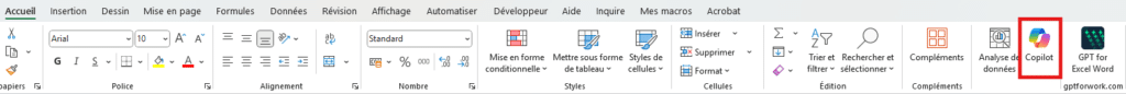 Excel Copilot Icône