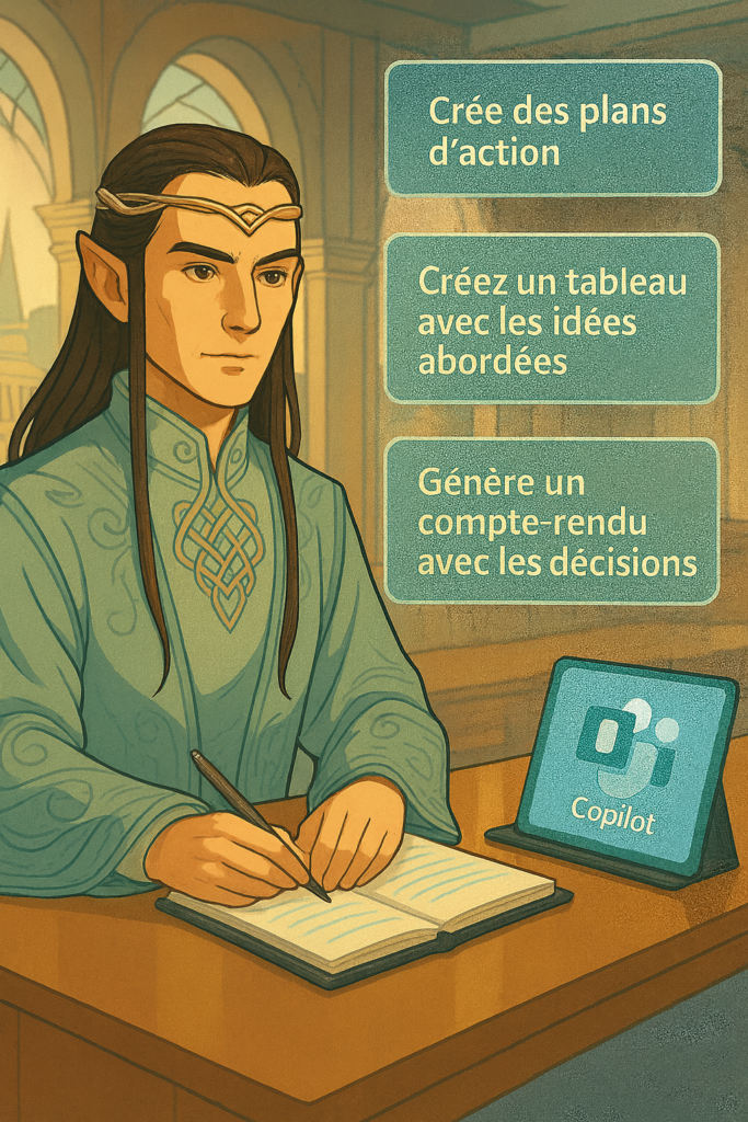 Copilot Teams compte-rendu