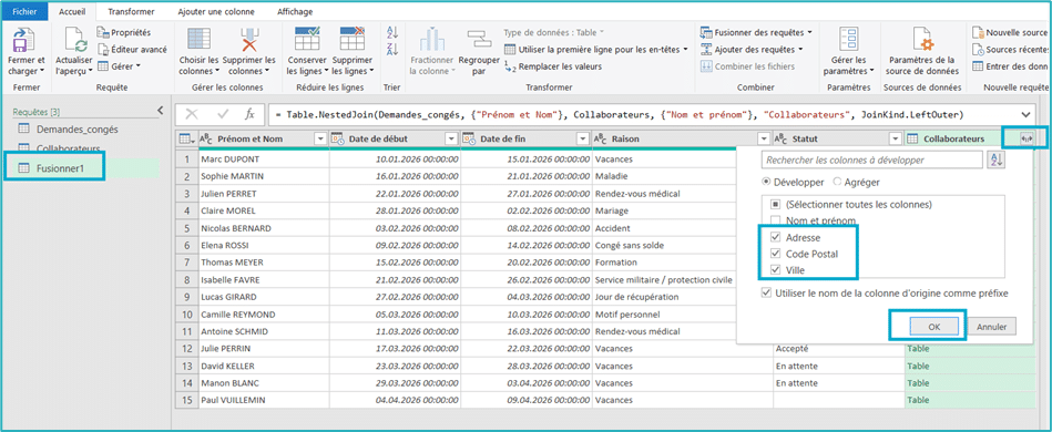 Excel Power Query